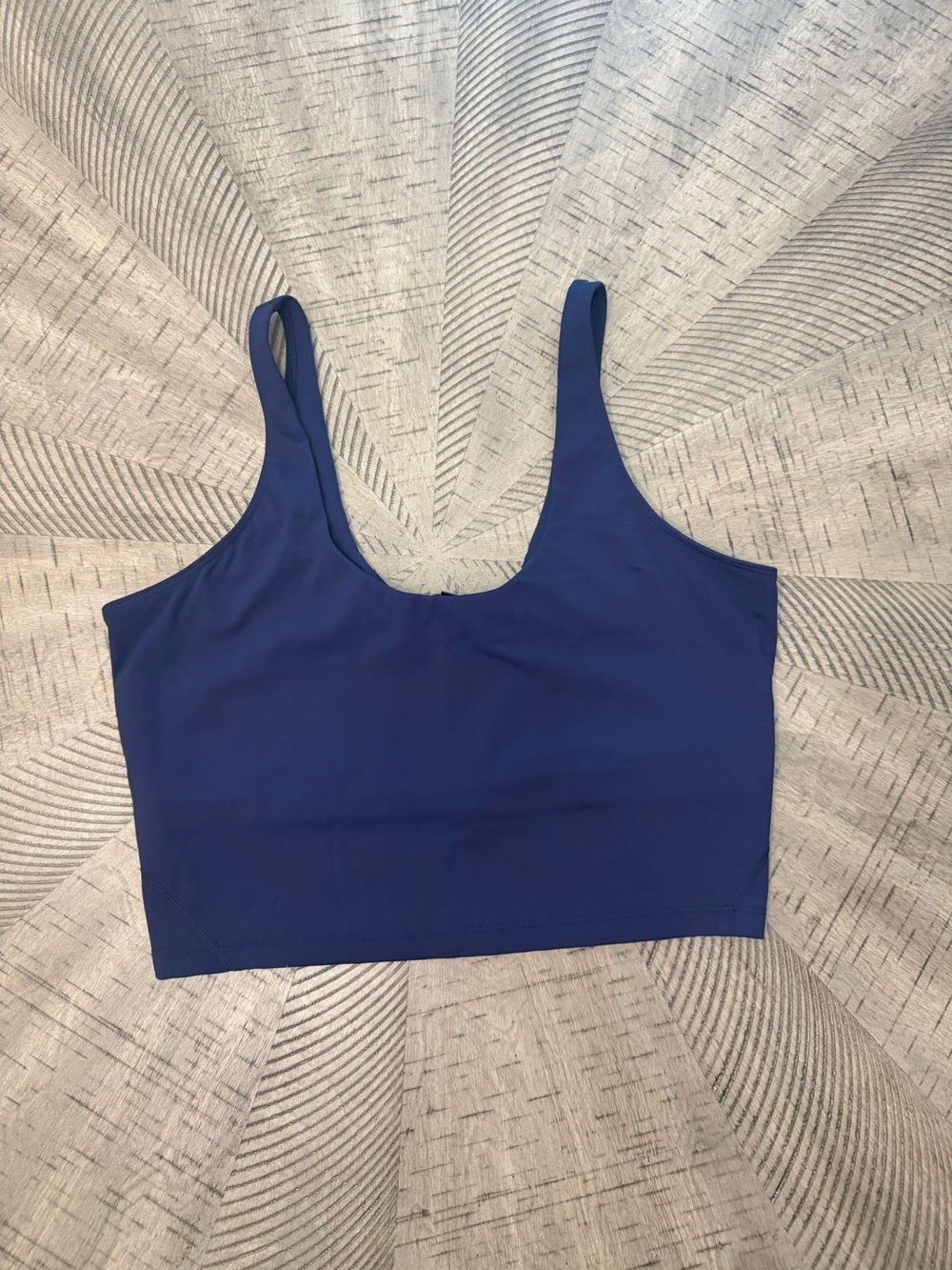 Fashion Nova Navy Blue Crop Tank Top